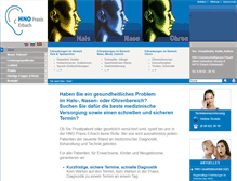 Tablet Screenshot of hno-erbach.de